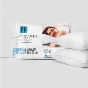 AMERICAN FAMILY SET ALMOHADAS MICROFIBRA 50X70CM