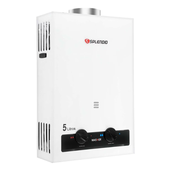 Calefont 5 litros Gas licuado Tiro natural Splendid - Imagen 2