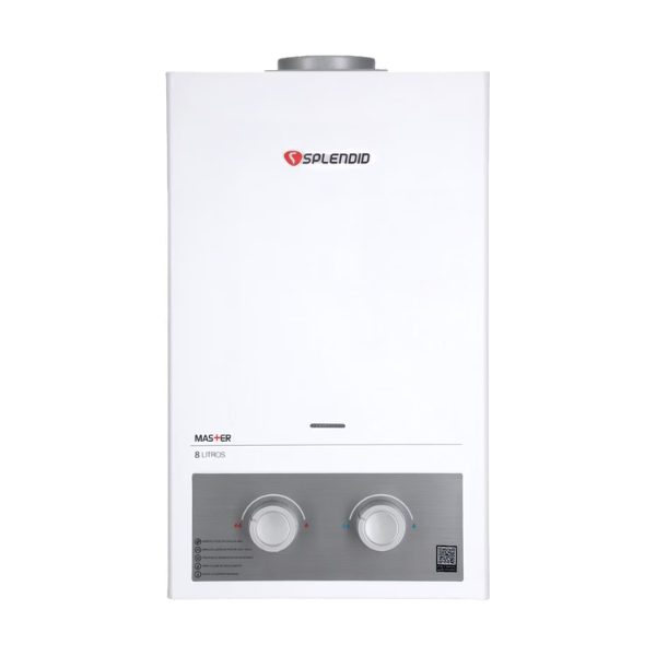 Calefont 8 litros Gas licuado Tiro natural Splendid - Imagen 2