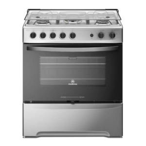 Cocina A Gas Mademsa 5 Platos Inox Con Triple Llama y Grill M 920 T