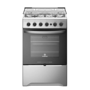 Cocina A Gas Mademsa 4 Platos Inox Con LimpiaFácil y Botón de Encendido M 785 T