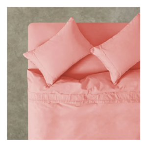 Juego Sabana AF Broderie 144H Clay Rosa 2PL