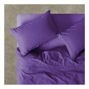 Juego Sabana AF 144H 50%Alg Bicolor Purpura 2PL