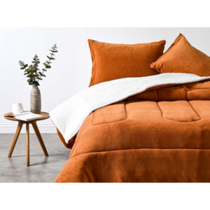 Plumon Coral Sherpa AF Liso Tostado 2PL