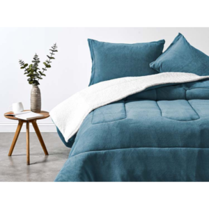 Plumon Coral Sherpa AF Liso Turquesa 2.0 PL