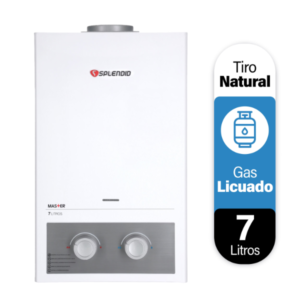 Calefont 7 litros Gas licuado Tiro natural Splendid