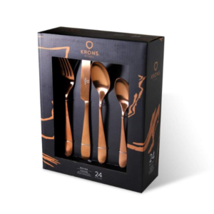 Set cuchillería Copper 24 piezas Krons