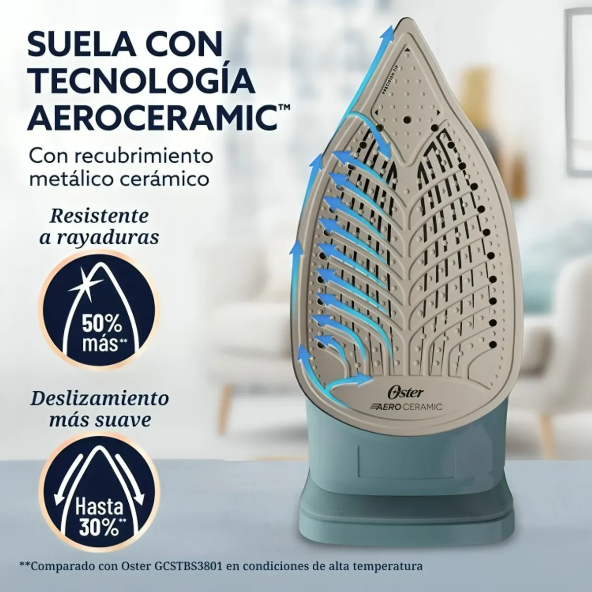 Plancha de Vapor Aeroglide Oster - Imagen 2